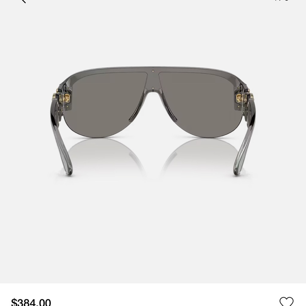 Authentic Versace Ve4391 Gray Sunglasses - image 4